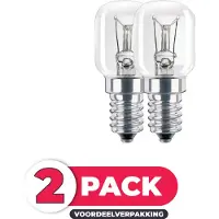Osram Ovenlamp Gloeilamp E14 - 15W - Warm Wit Licht - Niet Dimbaar - 2 stuks