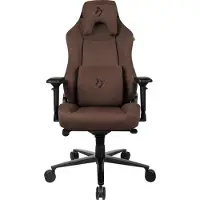 AROZZI Gamingstoel Vernazza, bekleed met supersoft bruin stof