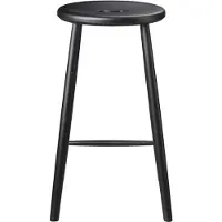 FDB Møbler J27C Counter barkruk Beech black painted