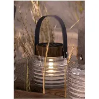 Sirius Deco-solarlamp buiten Aston Jar, helder / transparant, Glas, solar tuinverlichting