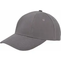 Benza - Luxe Turned Brushed Baseball Cap Baseballcap - Donkergrijs