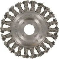 Rotec Rondborstel 22,2 Ø125x0,5 mm getordeerd RVS-draad - 7980220 - 798.0220