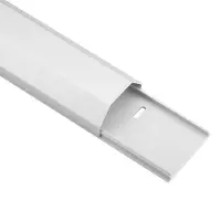 Goobay aluminium kabelgoot - 110 x 5 cm / wit