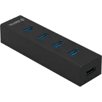 ORICO USB-A Hub - 4x USB-A - USB 3.2 Gen 1 - 1 meter - Matzwart