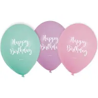 Amscan - Ballonnen HB pastel tinten 6x