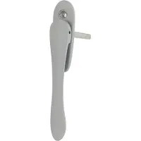 Bouwsales Raamkruk Compa, extreem platte uitvoering van 15mm, met stift 7x70mm, zilver grijs