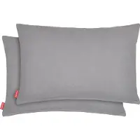 Blumtal Chenille Kussenslopen - Set van 2 - Zacht en met Blinde Rits - Kussenhoes 40 x 60, Grijs