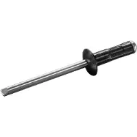 Goebel - 1000 x Gelakte Multi-Grip blindklinknagels (Ø x L) 4 x 10 mm - Alu Aluminium AlMG 2,5 / Staal verzinkt - Vlakke kop - RAINBOW MULTI - 7900540103 - Popnagel