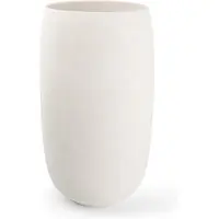 Salt&Pepper Vaas 24xH42cm recht wit Bullet