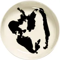 Serax Diep Bord Feast Tableware By Ottolenghi White Pepper Black 22 cm