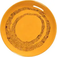 Serax Dessertbord XS Feast Yellow Dots Black 16 cm