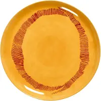 Serax Dinerbord Feast Tableware By Ottolenghi Yellow Stripes Red L 26,5 cm
