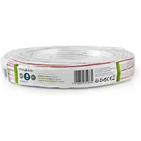 Nedis Luidsprekerkabel CCA 2 x 1,5mm2 - Wit - 25 meter
