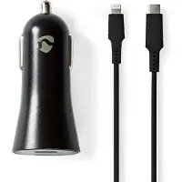 Nedis Autolader | 1.67 / 2.22 / 3.0 A | 1 stuks - CCPDL20W111BK