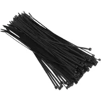 Goobay Tie-wraps 290 x 3,5mm / zwart - UV resistent (100 stuks)