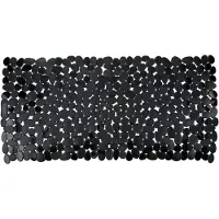Wenko Paradise anti-slip badmat 71x36cm zwart mat