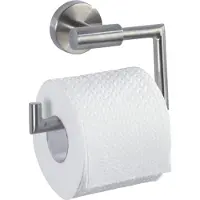Wenko Bosio toiletrolhouder zonder klep RVS mat