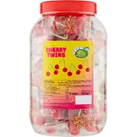 Lutti Cherry twins tubo 75 stuks