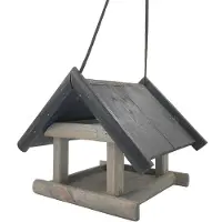 Garden Spirit Voederhuisje Hangend Voederhuis - Grijs Klein - - T - Vogelvoederhuisje voor Vogels