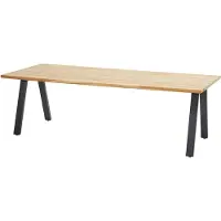 4SO Taste Ambassador diningtafel Teak Antracite 240 x 100 cm