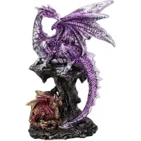 Nemesis Now Beeld/figuur Hatchling Protection Draak en Draakling beeldje - Multicolours - 15,2cm x 10,5cm x 7,5cm