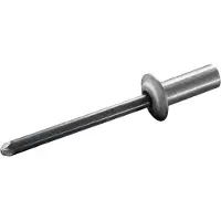 Goebel - 250 x Gesloten blindklinknagels (Ø x L) 4,8 x 21 mm - Alu Aluminium AlMG 5,0 / Staal verzinkt - Vlakke kop - CUP - 2170148210 - ISO15973 - Popnagel