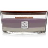 Woodwick Heartwick Flame Trilogy Ellipse Geurkaars - Amethyst Sky - 50 branduren