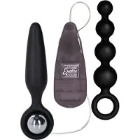 Calexotics - Booty Call Booty Vibro Kit - Anal Toys Probes Zwart