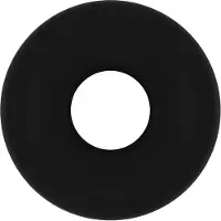 Shots - Sono No.50 - Medium Hollow Tunnel Butt Plug - 4 Inch - Black