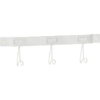 Dulaire Wandkapstok Wit Metaal 3 haken