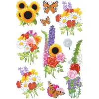 Herma Stickers modern Bloemen - 10 stuks