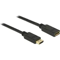 S-Impuls Premium DisplayPort verlengkabel - versie 1.2 (4K 60Hz) / zwart - 2 meter