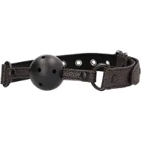 Ouch! Elegant Ball Gag- Titanium Grey