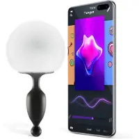 Magic Motion Bunny - slimme anale vibrator met konijnenstaart - wit