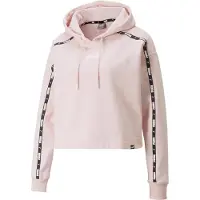 Puma Power Tape Hoodie Roze L Vrouw