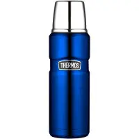 Thermos King isoleerfles - 470 ml - metallic blauw