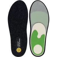 Sidas - Inlegzolen en binnenschoenen - Custom Comfort Merinos voor Unisex van Wol - Maat 46-48 - Zwart