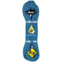 BEAL - Klimtouwen - Ice Line 8.1mm Golden Dry Emeraude voor Unisex - Maat 70 m - Blauw