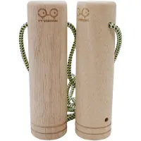 Y&Y VERTICAL - Twins Cylinder - Trainingsgrepen 55 mm, wood /bruin