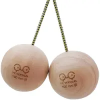 Y&Y VERTICAL - Trainingsgrepen en borden - Climbing Balls 12 Cm voor Unisex van Hout - Beige