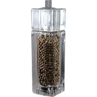 Bisetti Peper- en Zoutmolen Genova - 16.5 cm - Acryl-Inox