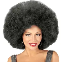 Widmann Pruik afro extra groot zwart