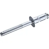 Goebel - 500 x Constructie blindklinknagels (Ø x L) 4,8 x 12 mm - RVS A2 / RVS A2 - Verzonken kop - GO-INOX II - 7240048120 - Popnagel