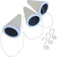 Eurotrail hoezen Sfeerlamp Solar Conisch, 3 stuks