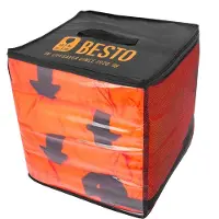 Besto Bag With 4 Adult Gulf Life Jacket Transparant