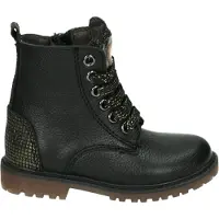 Clic! CL-20210/2C Veterschoenen | Maat 24 Meisjes Zwart