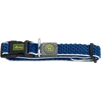 Hunter Dog collar Basic Thread Blue Size M (33-50 cm)