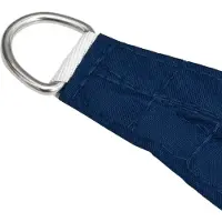 vidaXL Schaduwdoek vierkant 4x4 m oxford stof blauw