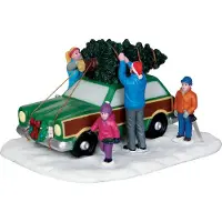 Lemax Kerstfiguur Christmas tree transport