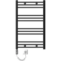 ECD-Germany Badkamerradiator Sahara 600x800 Mm Antraciet Recht Met Zijaansluiting